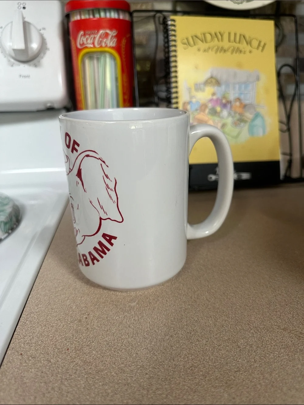 Vintage University of Alabama Big Al mug